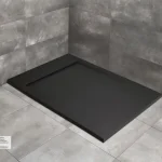 Radaway Teos F 90x80 cm szögletes öntöttmárvány zuhanytálca, fekete HTF9080-54Radaway Különleges ajánlat