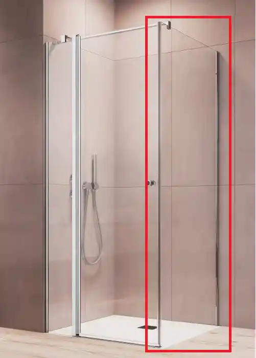 Prémium Radaway Eos KDJ II S1 100 szögletes zuhanykabin (NEM komplett termék) 13799412-01Radaway