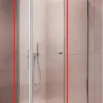 Azonnali szállítás Radaway Eos KDJ II KDJ II 110J szögletes zuhanykabin (NEM komplett termék) 13799423-01RRadaway