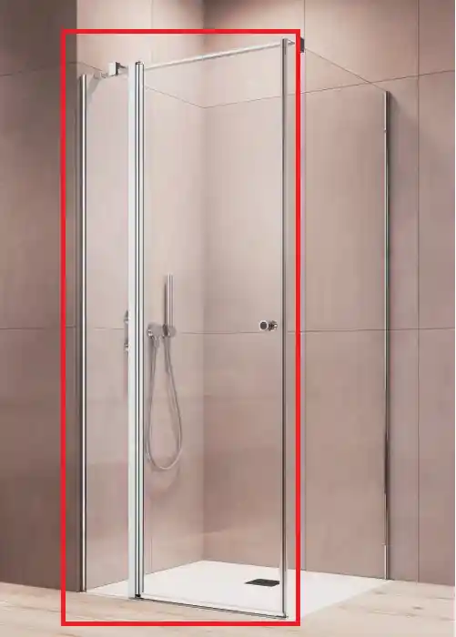 Azonnali szállítás Radaway Eos KDJ II KDJ II 110J szögletes zuhanykabin (NEM komplett termék) 13799423-01RRadaway