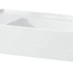 Szuper akció Laufen KARTELL BY LAUFEN 46x28 cm kézmosó csaplyuk nélkül fehér LCC bevonattal H8153354001121Laufen