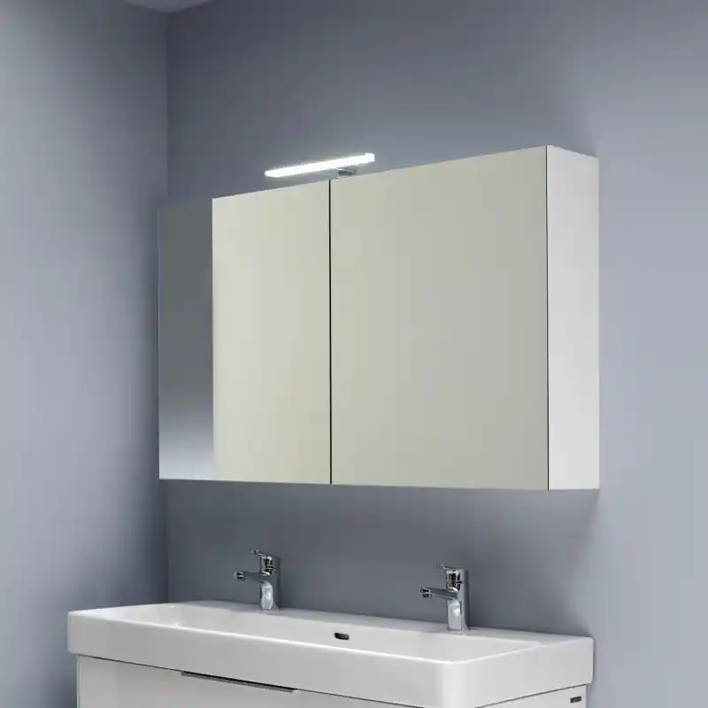 Ajánlat Laufen Base tükrös szekrény 120x70 cm, fényes fehér H4029021102611Laufen