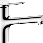 Szuper akció Hansgrohe Zesis M33 Egykaros konyhai csaptelep 140, kihúzható kifolyóval, 2 jet, króm 74800000Hansgrohe