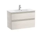 Roca The Gap Compact 80 cm fürdőszoba bútor mosdóval, északi hamu A851497434Roca Prémium