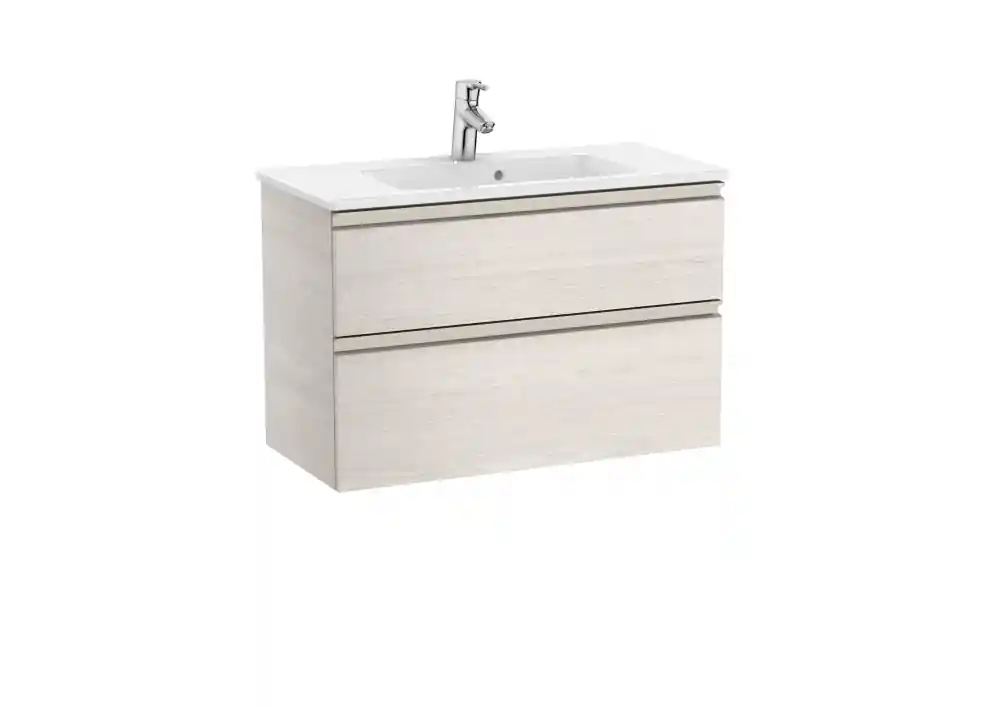 Roca The Gap Compact 80 cm fürdőszoba bútor mosdóval, északi hamu A851497434Roca Prémium