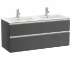 Roca The Gap 120 cm fürdőszoba bútor mosdóval, antracit A851483153Roca Vásárlói kedvenc
