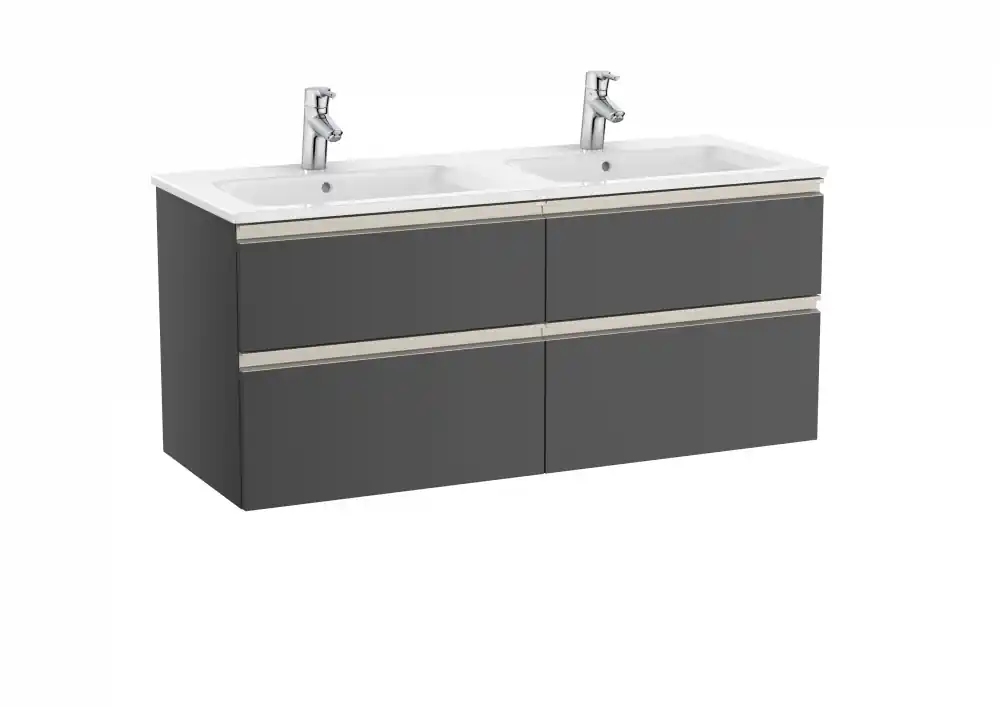 Roca The Gap 120 cm fürdőszoba bútor mosdóval, antracit A851483153Roca Vásárlói kedvenc