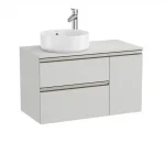 Roca The Gap 900 mm fürdőszoba bútor pultos mosdóhoz, artico szürke A851503447Roca Legjobb ár