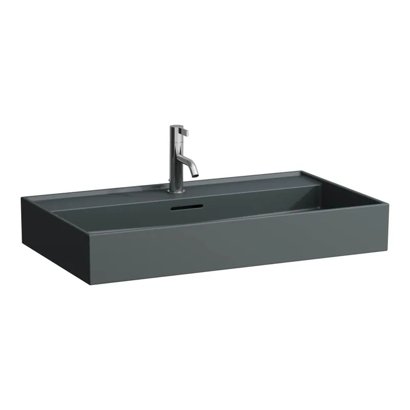 Prémium Laufen KARTELL BY LAUFEN mosdó 80x46 cm, matt grafit H8103367581041Laufen