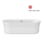Ravak Ypsilon 180x80 cm szabadon álló kád fekete lefolyóval, fehér XC00100034Ravak Alacsony ár