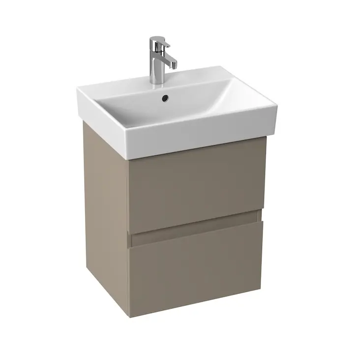 Alacsony ár Jika Pure fürdőszobabútor mosdóval 50 cm, cappuccino H41J2424013011Jika