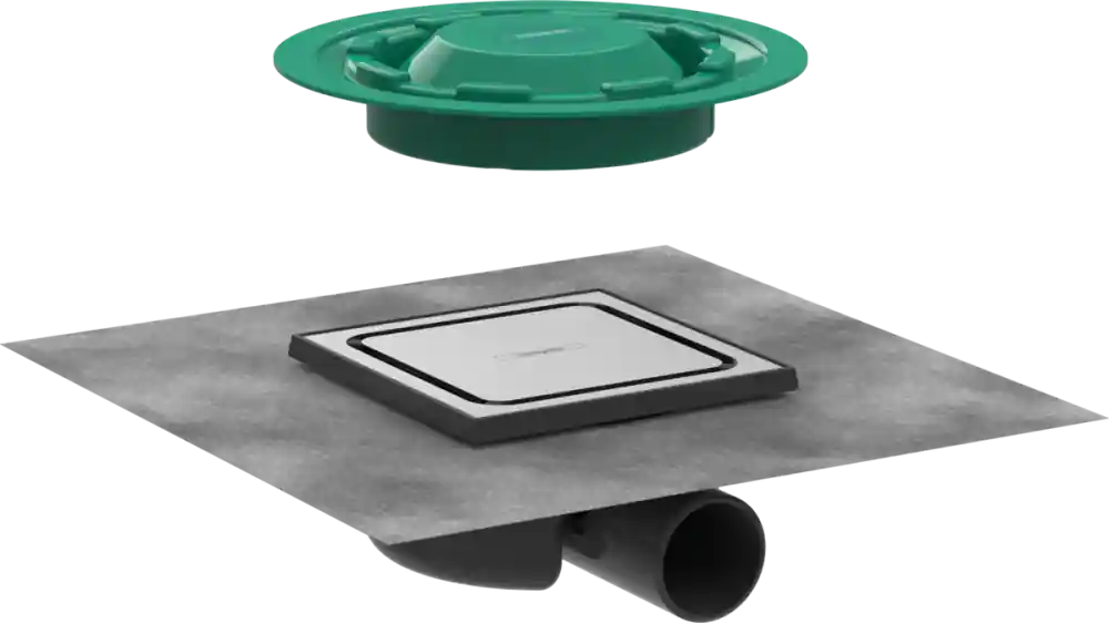 Vedd meg most Hansgrohe RainDrain Spot Folyóka 150/150 rostély, rozsdamentes acél 56055800Hansgrohe