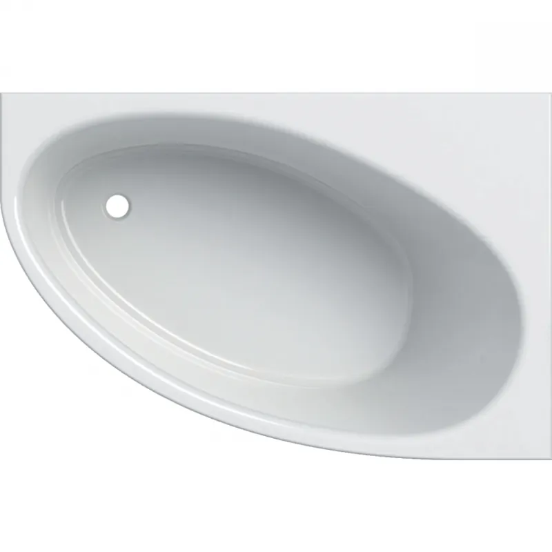 Expressz kézbesítés Geberit Selnova aszimmetrikus fürdőkád lábakkal 140x100 cm 554.271.01.1Geberit