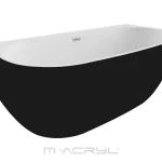 M-Acryl Avalon 160x80 cm kád, matt fekete előlappal 12490M-Acryl Azonnali szállítás
