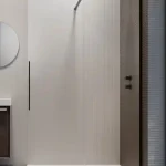 Szuper akció Radaway Furo Black Walk-in 100 jobb fekete zuhanyfal 10106538-54-01R, 10110494-01-01Radaway