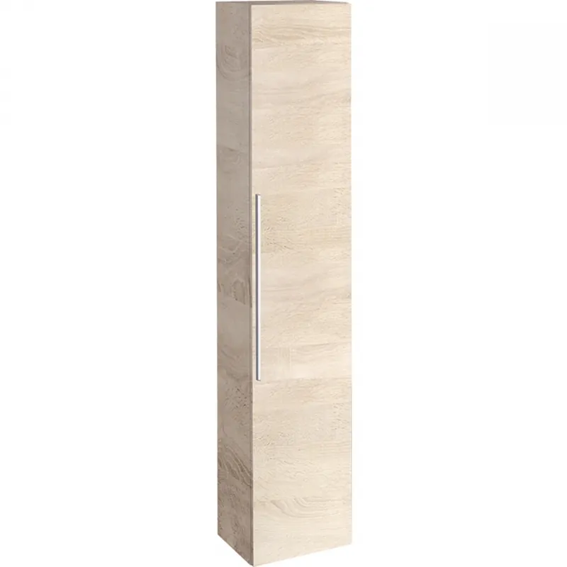 Geberit iCon magas szekrény egy ajtóval, 36x180x31.7cm, melaminos faszerkezet természetes tölgy 841002000Geberit Rendeld meg most