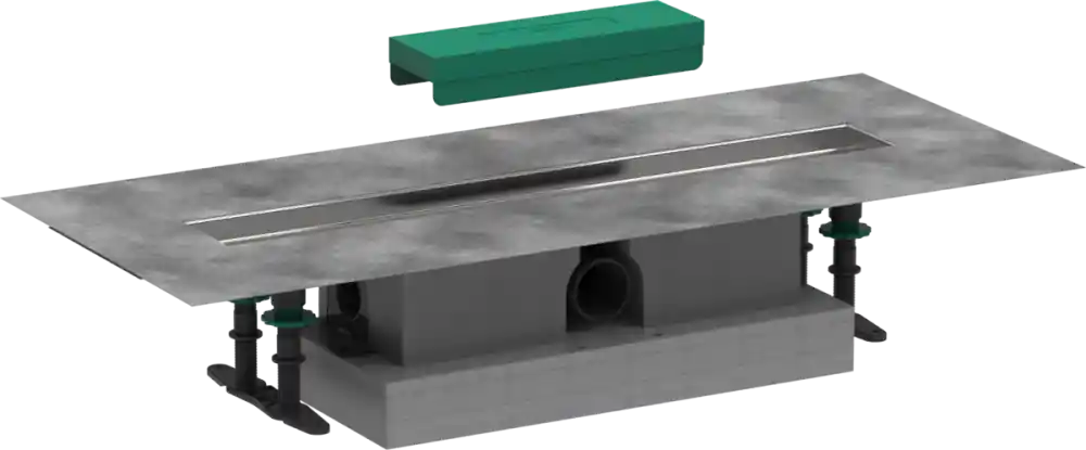 Hansgrohe uBox universal teljes szett standard telepítéshez- 60 cm, zuhanylefolyó készlethez 56022180Hansgrohe Expressz kézbesítés