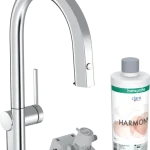 Hansgrohe Aqittura M91 Vízszűrős konyhai csaptelep 210, kihúzható zuhanyfejjel, 1jet, sBox, indulókészlet, króm 76800000Hansgrohe Népszerű
