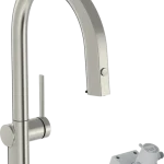 Azonnal elérhető Hansgrohe Aqittura M91 Vízszűrős konyhai csaptelep 210, kihúzható zuhanyfejjel, 1jet rozsdamentes acél hatású 76803800Hansgrohe