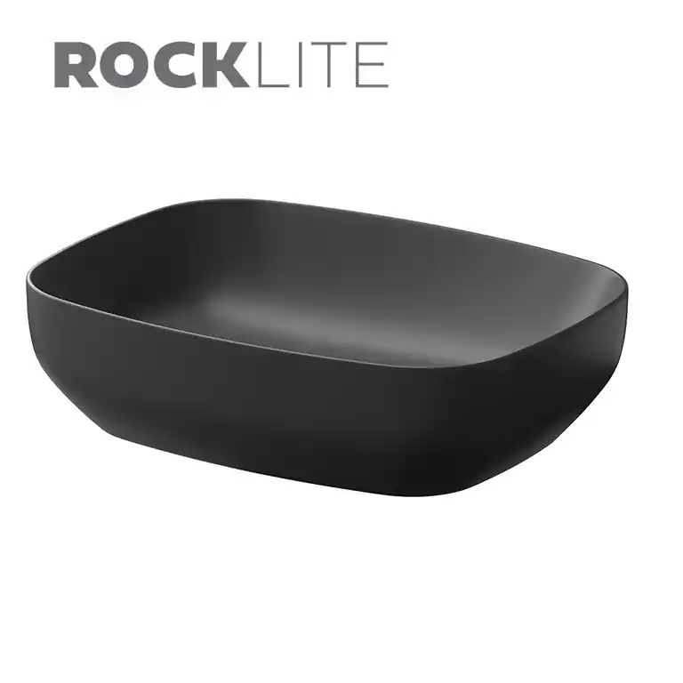 Cersanit Larga pultra ültethető mosdótál 50x38 cm, matt antracit K677-013Cersanit Outlet