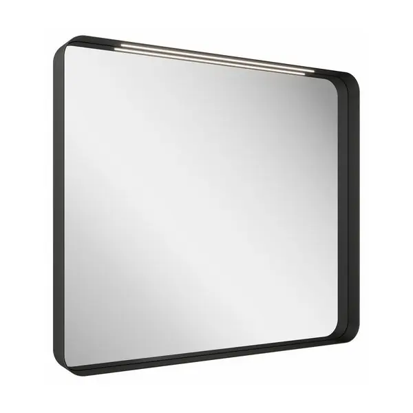 Ravak fürdőszobai tükör STRIP 600x700 fekete, világítással X000001570Ravak Szuper akció