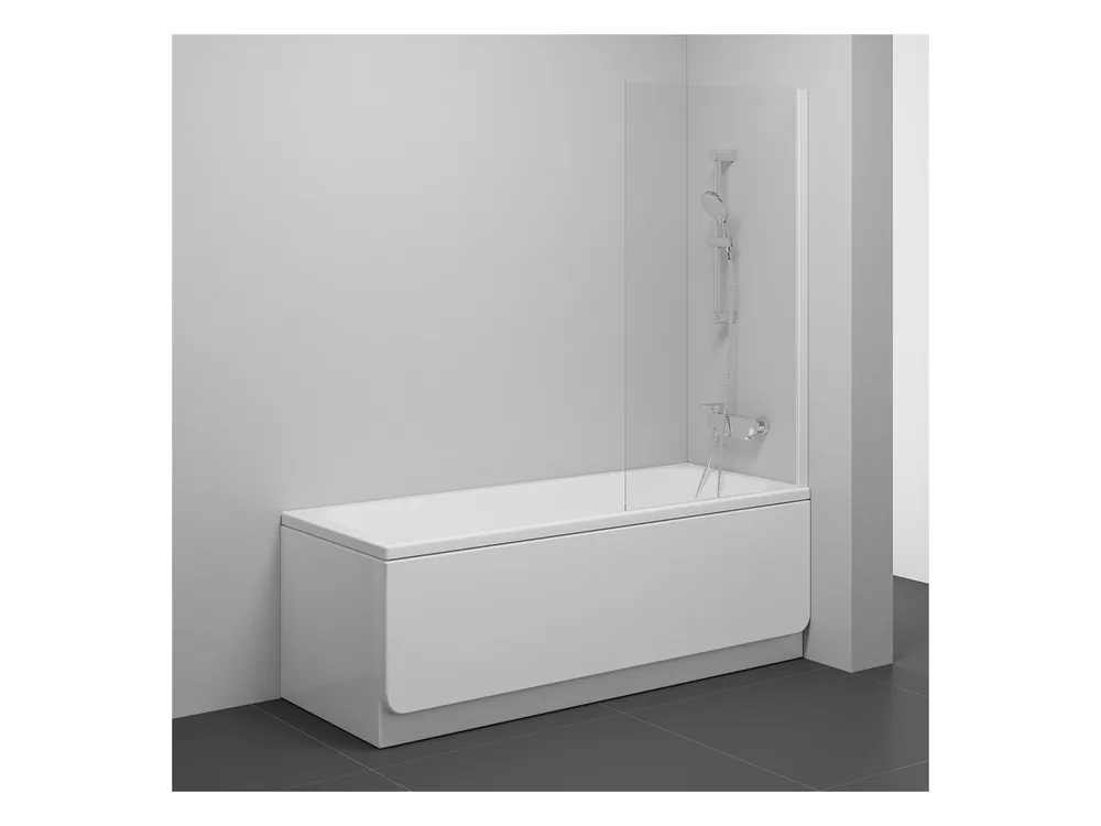 Nézd meg most Ravak NVS1 80 cm kádparaván Transparent üveggel, fehér 7O840100Z1Ravak