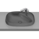 Nézd meg most Roca Beyond FINECERAMIC 58,5x45 cm pultba építhető mosdó, onyx A3270B6640Roca