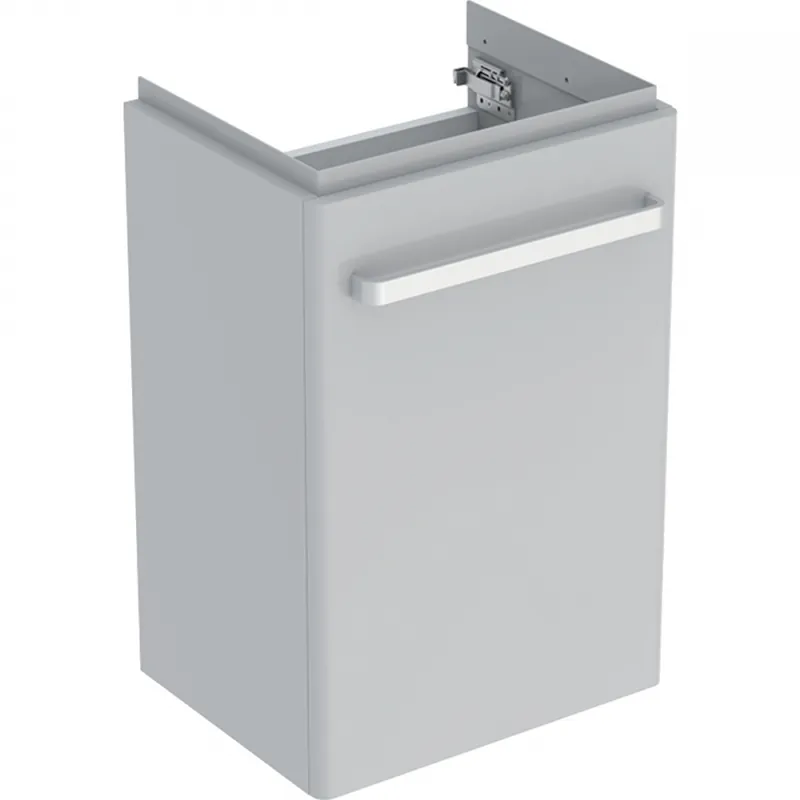 Geberit Selnova Compact egy ajtós alsó szekrény kézmosóhoz, világosszürke/matt bevonat, világosszürke/fényes 501.613.42.1Geberit Rendeld meg most
