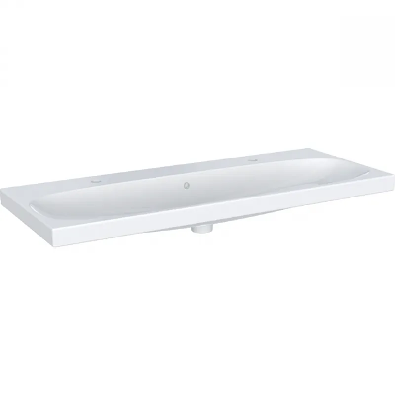 Geberit Acanto mosdó két csaplyukkal 120x48cm, fehér 501.880.00.1Geberit Népszerű