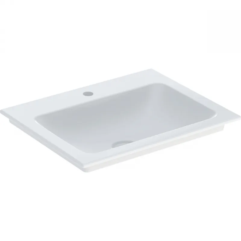 Geberit ONE mosdó alsószekrényhez, 60x48cm, csaplyukkal, túlfolyó nélkül, fehér/KeraTect 505.010.01.1Geberit Expressz szállítás