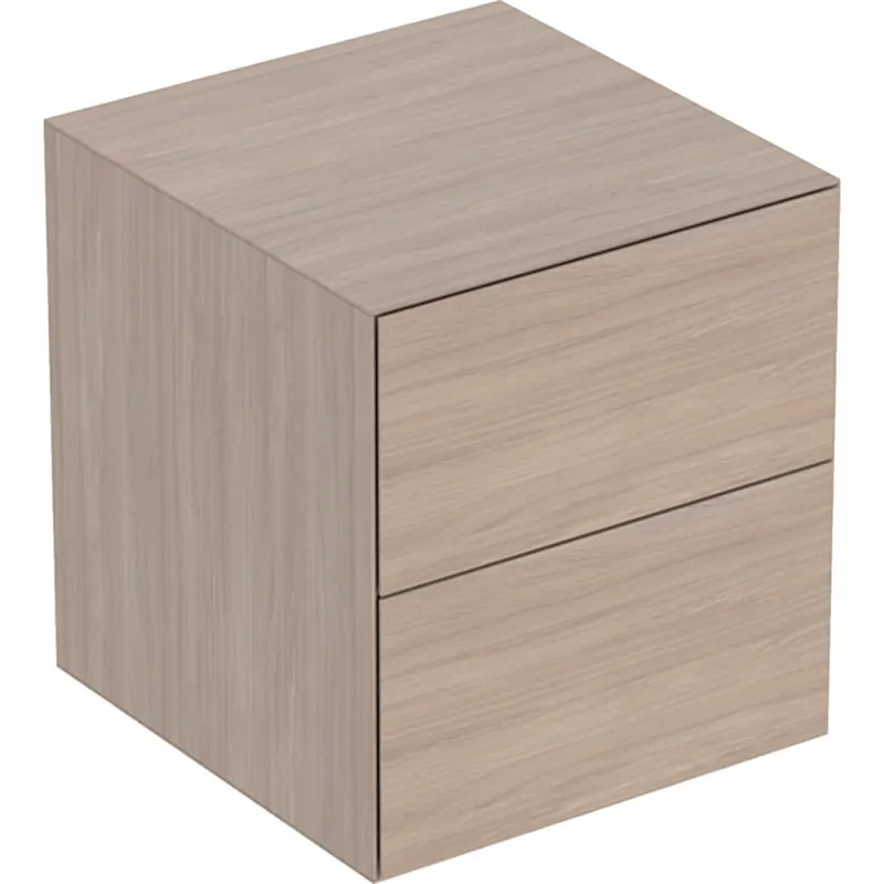 Geberit ONE oldalsó szekrény, két fiókkal, 45x49.2x 47cm, tölgy/melaminos faszerkezet 505.077.00.5Geberit Biztonságos fizetés