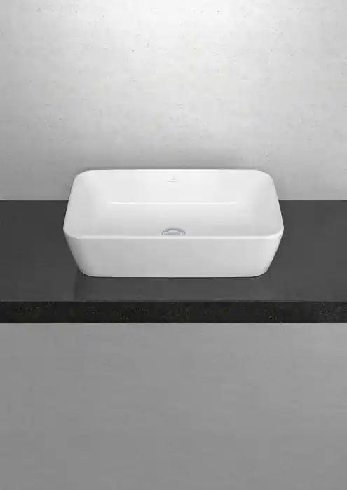 Biztonságos vásárlás Villeroy & Boch Architectura 60x40 cm ráültethető mosdó túlfolyó nélkül CeramicPlus felülettel 5A2761R1Villeroy & Boch
