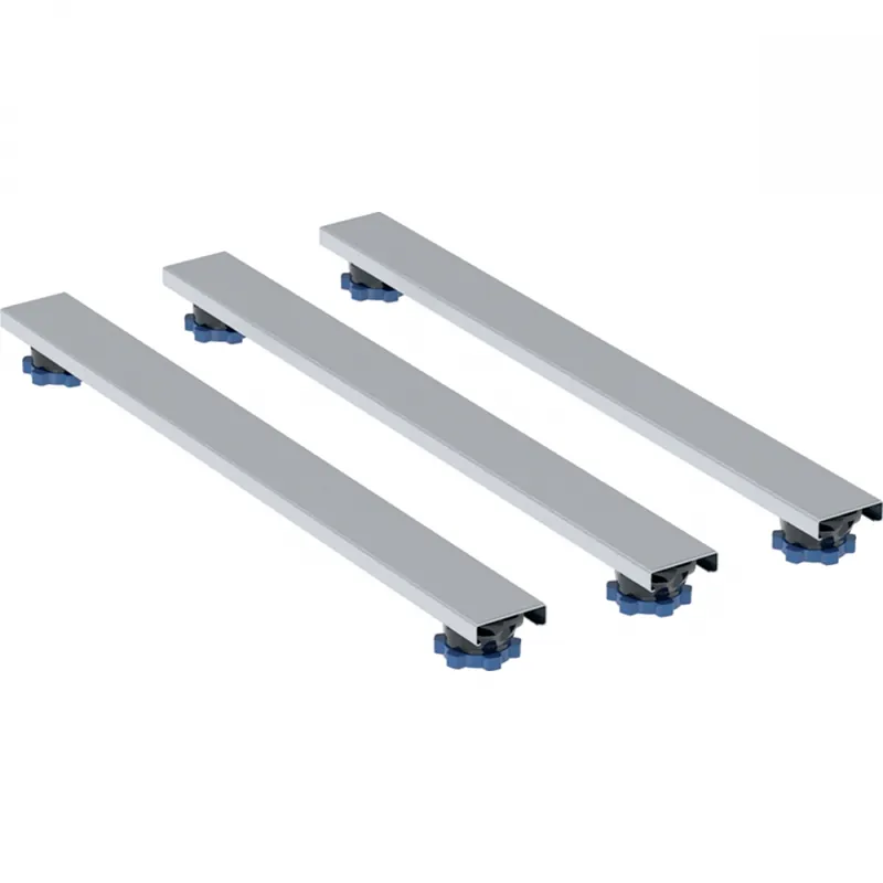 Geberit lábkészlet 140 cm-es gyantakő zuhanytálcákhoz, 6-12cm magas (3 db 80cm hosszú keresztelem és 6 db láb) 554.961.00.1Geberit Szuper ajánlat