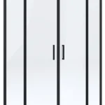 Legkelendőbb Deate Funkia Nero 80x80 cm negyedköríves zuhanykabin KYP_N52KDeante