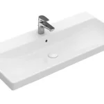 Azonnal elérhető Villeroy & Boch Avento 100x47 cm mosdó CeramicPlus felülettel Stone White 4156A5RWVilleroy & Boch