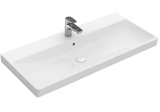 Azonnal elérhető Villeroy & Boch Avento 100x47 cm mosdó CeramicPlus felülettel Stone White 4156A5RWVilleroy & Boch