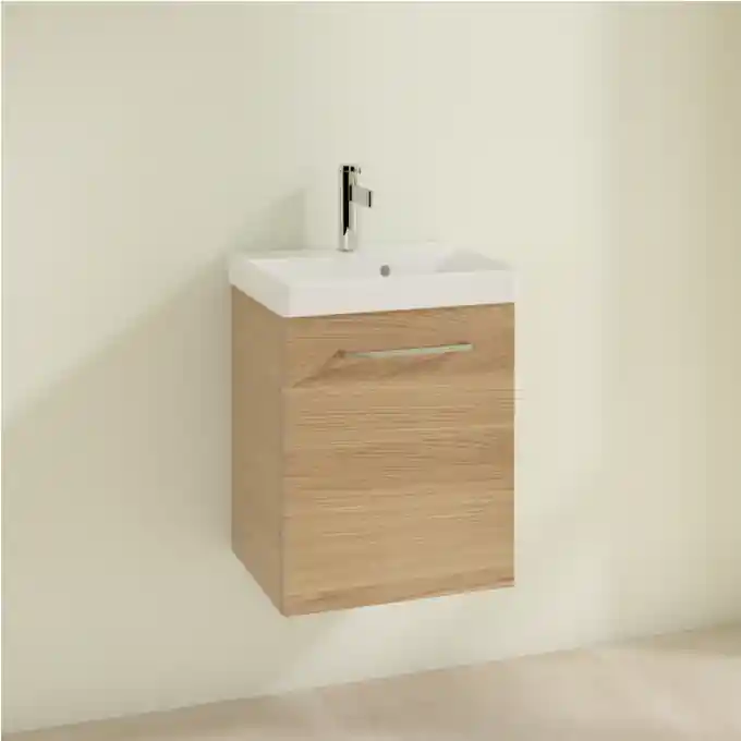 Utolsó esély Villeroy & Boch Avento alsószekrény jobbos zsanér Nordic Oak A88701VJVilleroy & Boch