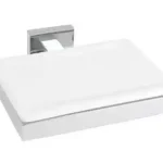 Akciós ár Bugnatese MINIMALISTA QUADRO fali szappantartó fehér kerámiával 22800CRBugnatese