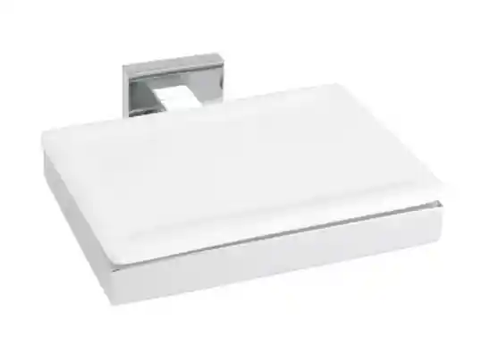 Akciós ár Bugnatese MINIMALISTA QUADRO fali szappantartó fehér kerámiával 22800CRBugnatese