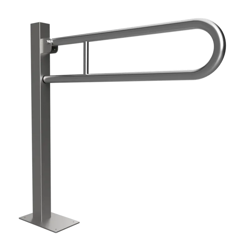 Árengedmény Sapho BEMETA HELP Felhajtható kapaszkodó, U-típus, álló, padlóra szerelhető, 750mm, matt 301107302Bemeta