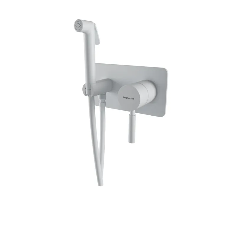 Vásárlói kedvenc Bugnatese Kobuk Fali bidet csaptelep zuhanyszettel, matt fehér 2266BIBugnatese
