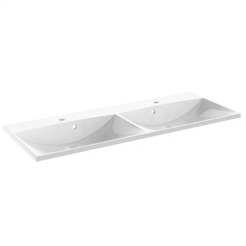 Árcsökkenés Roltechnik Amelia 120x46 cm öntött műmárvány dupla mosdó UME-AM-120-92-DRoltechnik