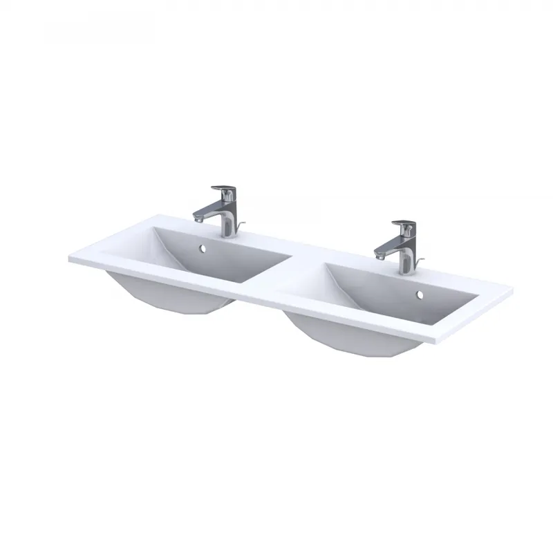 Roltechnik Silver 120x45 cm öntött műmárvány dupla mosdó UME-SI-120-92-DRoltechnik Alacsony ár