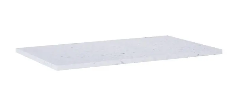 Nézd meg most AREZZO design TERRAZZO márvány mosdópult 80x46x2 cm fehér matt AR-168539Arezzo Design