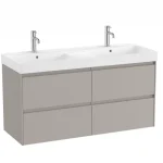 Utolsó esély Roca Ona 120 cm fürdőszoba bútor mosdóval, homok szürke A851694510Roca