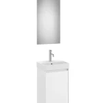 Roca Ona 40 cm-es fürdőszoba bútor mosdóval ledes tükörrel, matt fehér A851695509Roca Vedd meg online