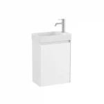 Korlátozott ajánlat Roca Ona 45 cm fürdőszoba bútor mosdóval, matt fehér A851678509Roca