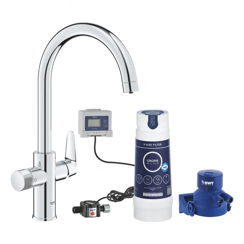 Biztonságos vásárlás GROHE Blue Pure BauCurve alapcsomag S- méretű szűrővel 30581000Grohe