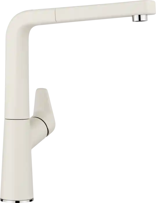 Újdonság BLANCO AVONA-S kihúzható fejes SILGRANIT-Look mosogató csaptelep, törtfehér 526929Blanco