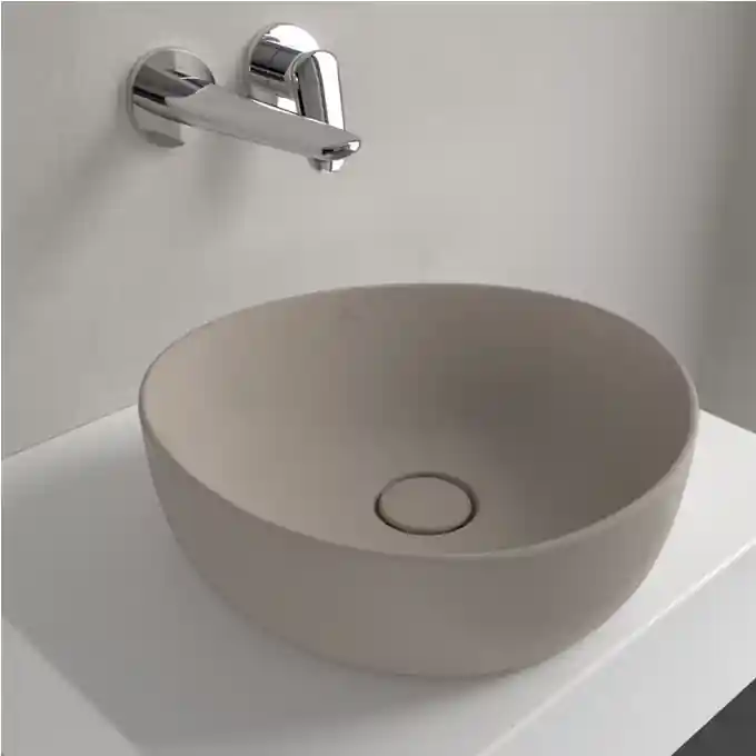 Kedvezményes ár Villeroy & Boch Antao 40x39,5 cm ráültethető modó CeramicPlus felülettel almond 4A7240AMVilleroy & Boch